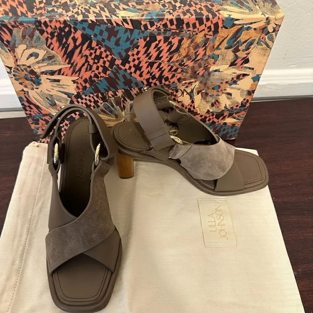 Ulla Johnson leather Crisscross Sandal size 5 new